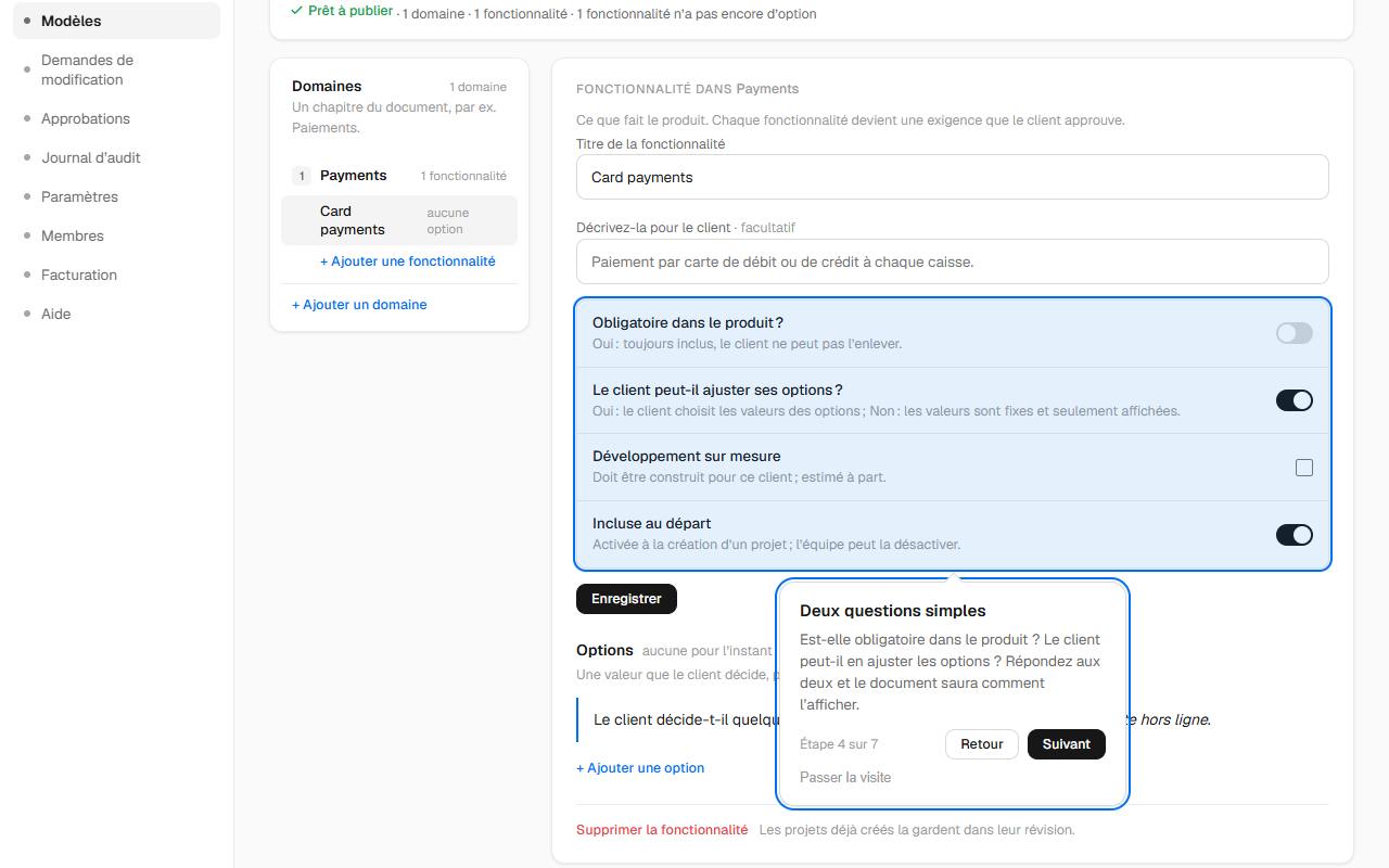 Deux questions simples